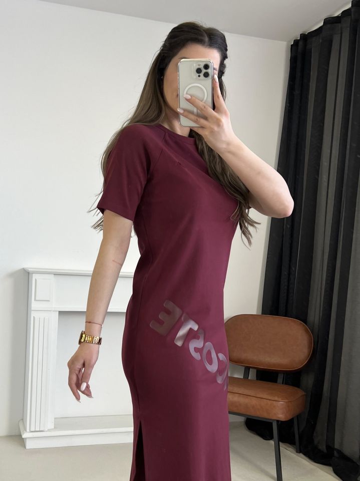 Orj Marka Bordo Elbise