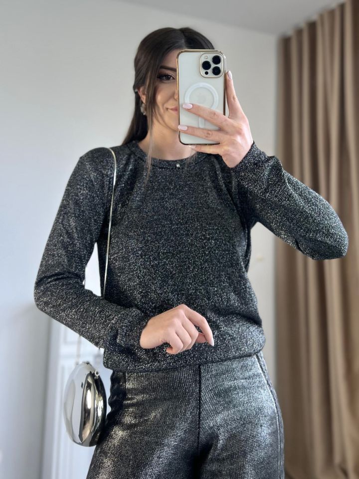 Siyah Simli Triko