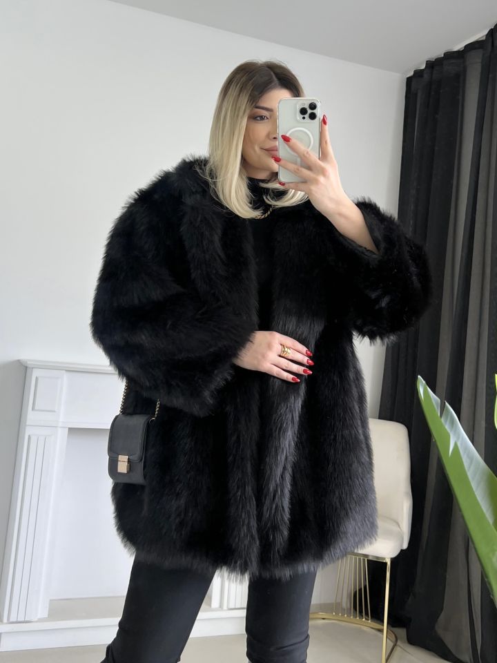 Siyah Premium Kürk