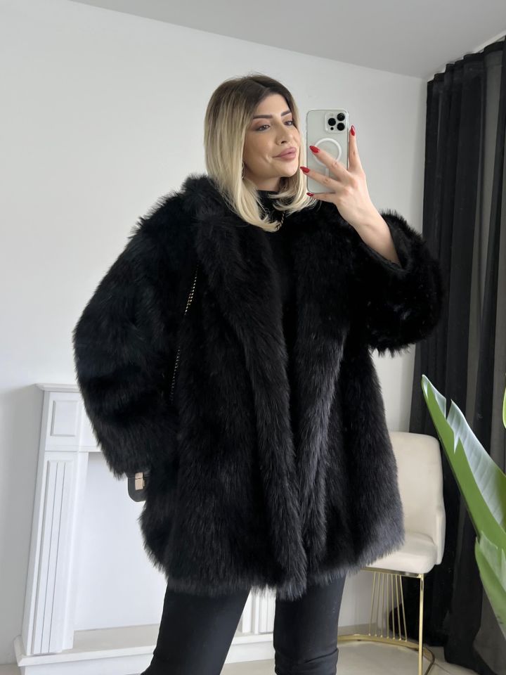 Siyah Premium Kürk