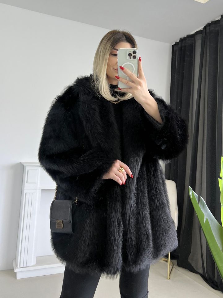 Siyah Premium Kürk