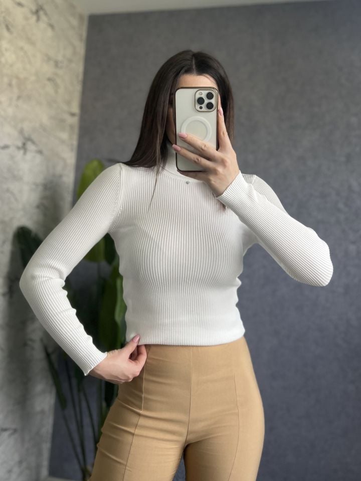 Beyaz Balıkçı Triko