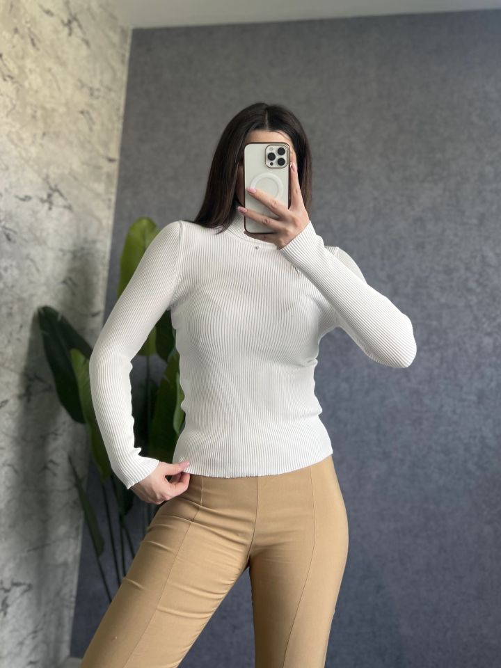 Beyaz Balıkçı Triko