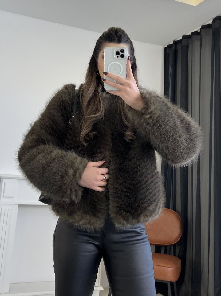 Marka Model Kahve Tasarım Premium Kürk