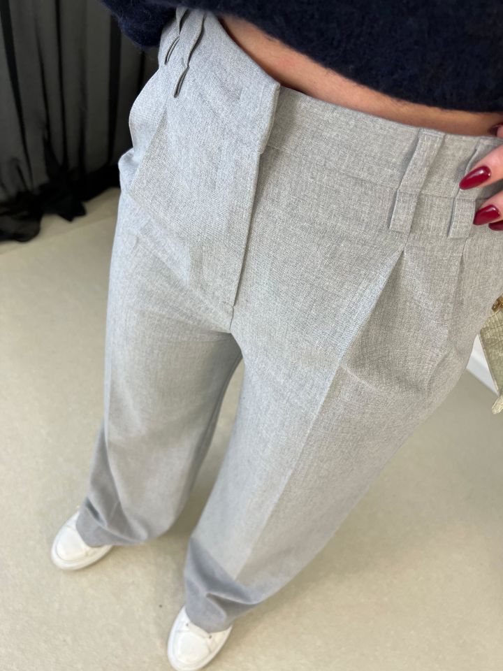Gri Premium Kumaş Pantolon