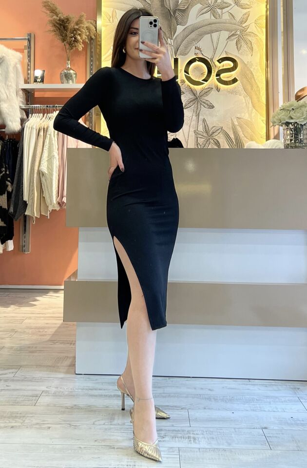 Siyah Basic Elbise