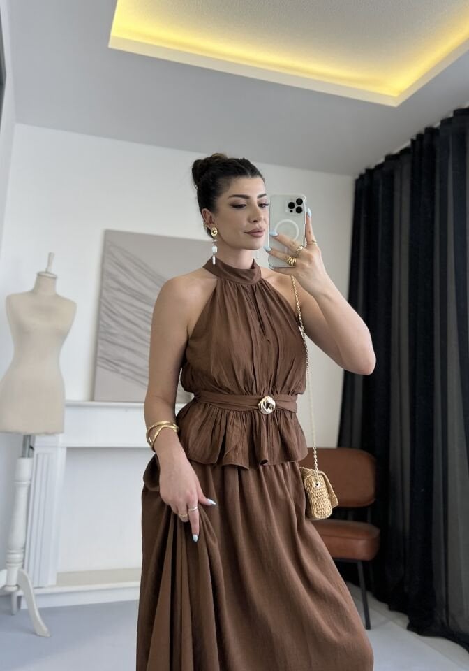 Helen Yaka Bohem Kahve Takım