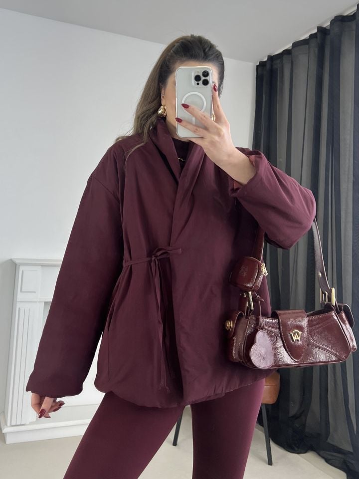 Bordo Marka Model Şişme Mont