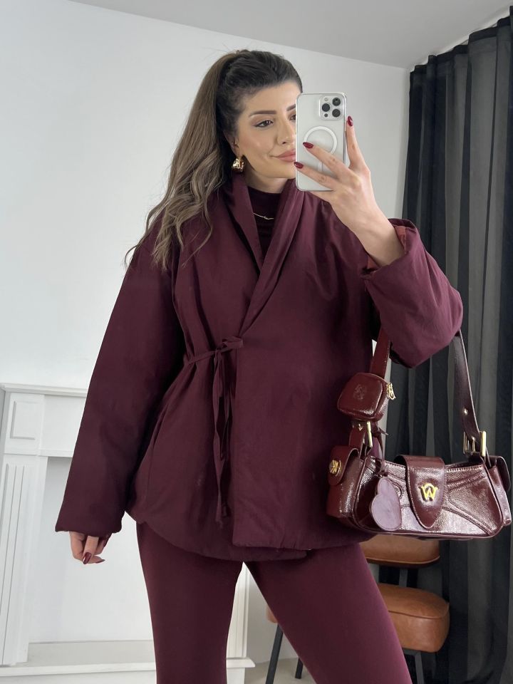 Bordo Marka Model Şişme Mont