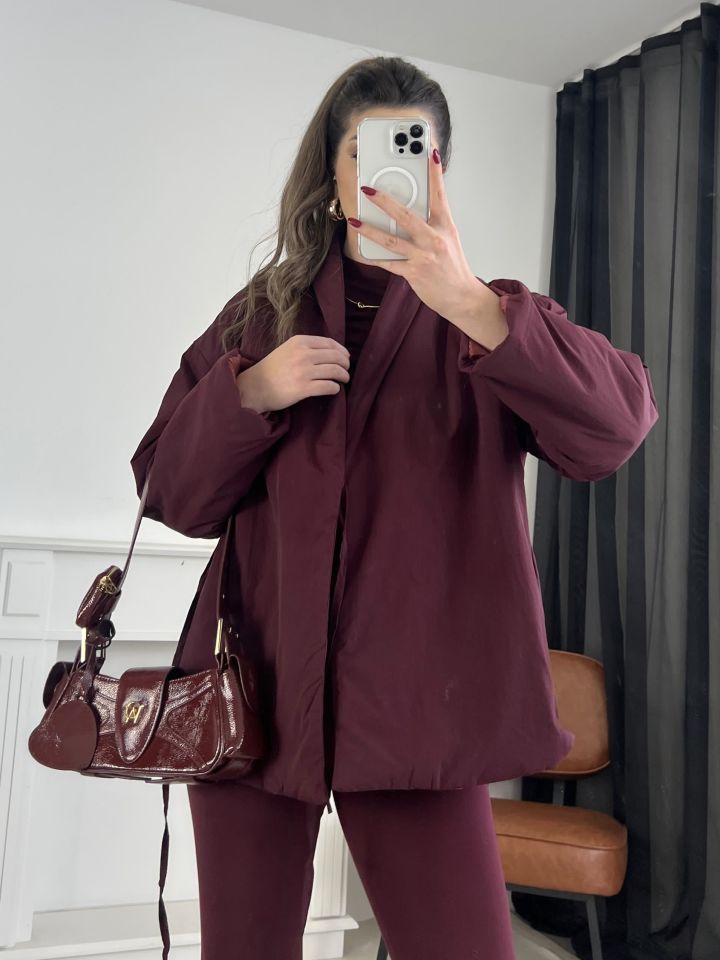 Bordo Marka Model Şişme Mont
