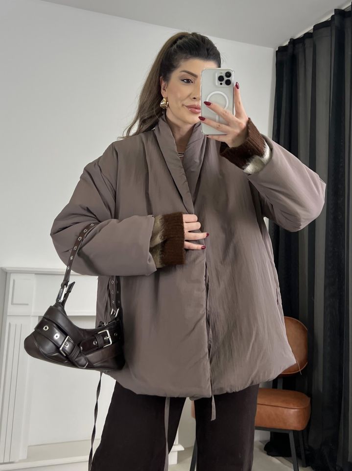 Vizon Marka Model Şişme Mont