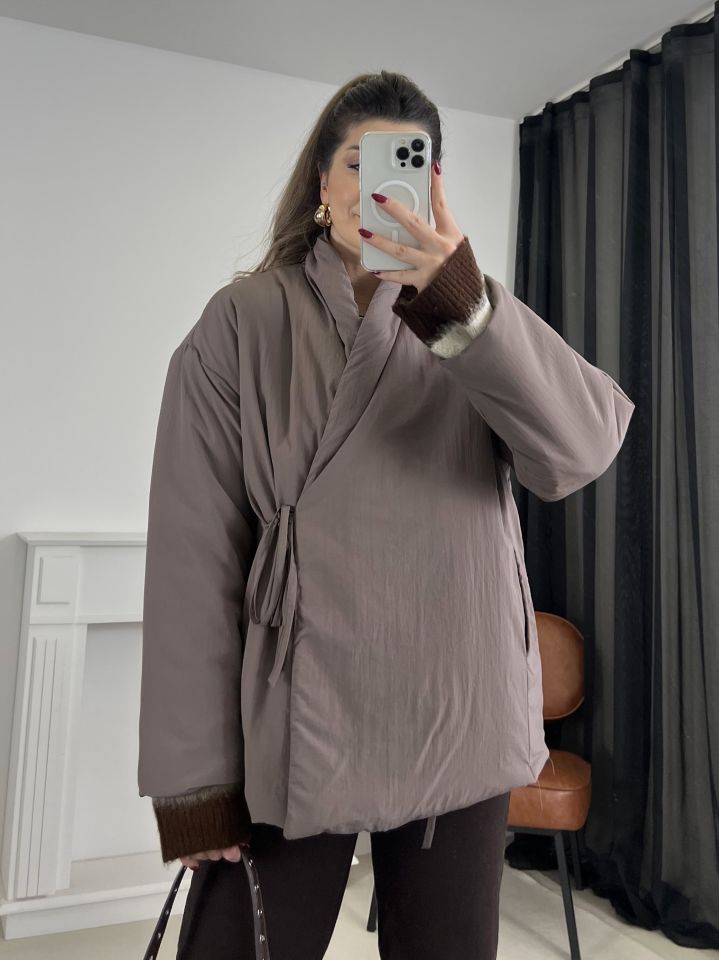 Vizon Marka Model Şişme Mont