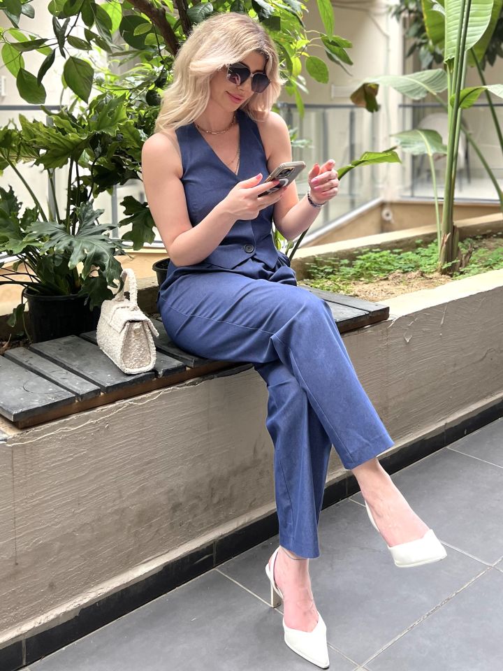 Lacivert Premium Yelek Pantolon Takım