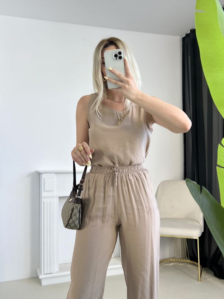 Vizon Bluz Pantolon Takım