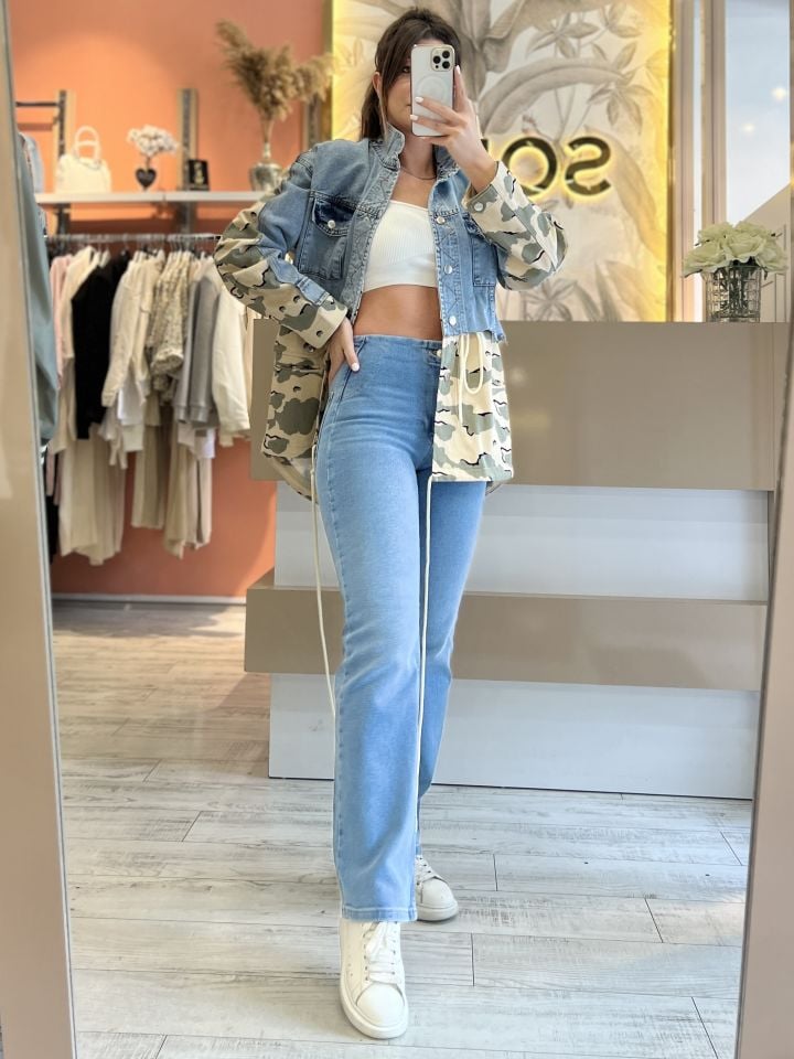 Buz Mavi Esnek Jean