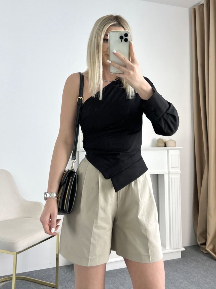 Çağla Yeşil Şehir Boy Basic Şort